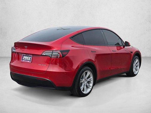 Red 2021 Tesla Model Y Long Range Dual Motor All-Wheel Drive