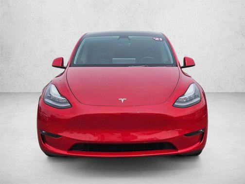 Red 2021 Tesla Model Y Long Range Dual Motor All-Wheel Drive