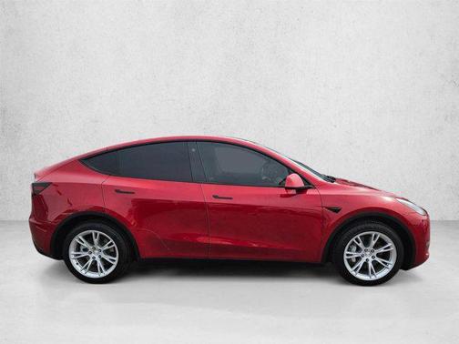 Red 2021 Tesla Model Y Long Range Dual Motor All-Wheel Drive