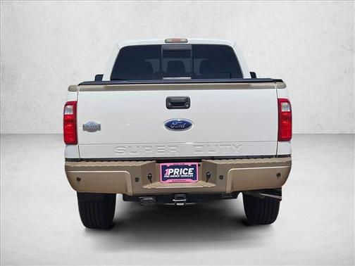 White Platinum Metallic Tri-Coat 2011 Ford F-350 King Ranch