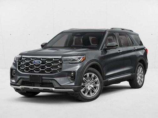 Carbonized Gray Metallic 2026 Ford Explorer Platinum