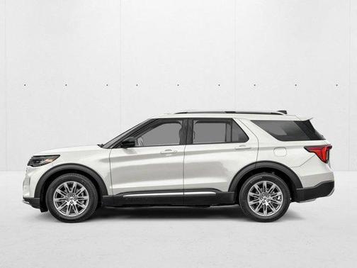 Star White Metallic Tri-Coat 2026 Ford Explorer Platinum