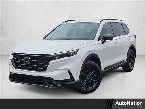 White 2025 Honda CR-V Hybrid Sport AWD