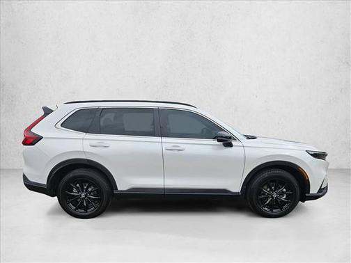 White 2025 Honda CR-V Hybrid Sport AWD