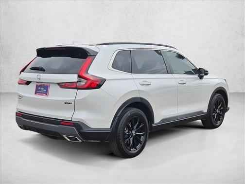 White 2025 Honda CR-V Hybrid Sport AWD