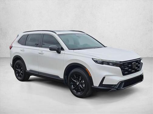White 2025 Honda CR-V Hybrid Sport AWD