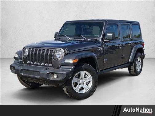 Granite Crystal Metallic Clearcoat 2019 Jeep Wrangler Unlimited Sport