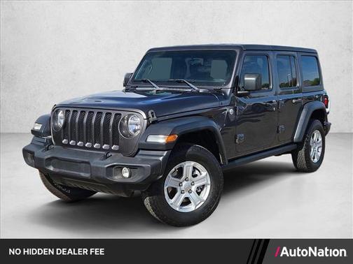 Granite Crystal Metallic Clearcoat 2019 Jeep Wrangler Unlimited Sport