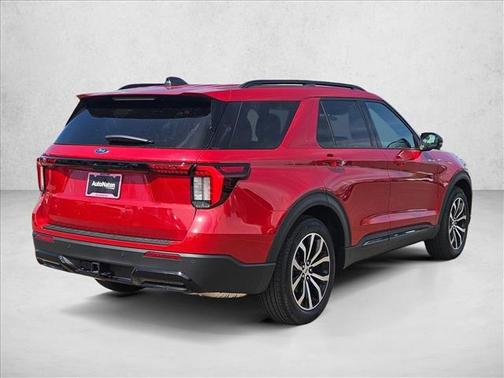 Rapid Red Metallic Tinted Clearcoat 2026 Ford Explorer ST-Line