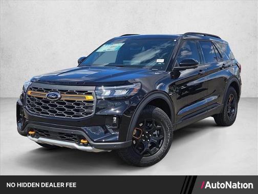 Agate Black Metallic 2026 Ford Explorer Tremor