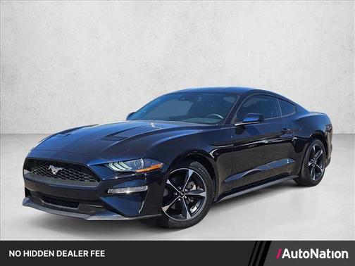 Antimatter Blue Metallic 2021 Ford Mustang EcoBoost