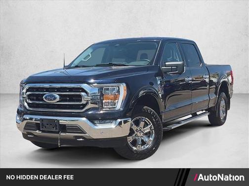 Antimatter Blue Metallic 2021 Ford F-150 XLT