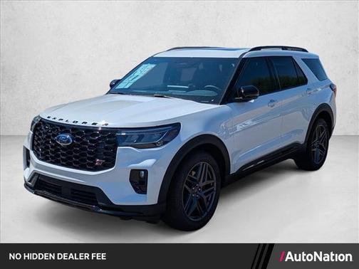 Space White Metallic 2026 Ford Explorer ST