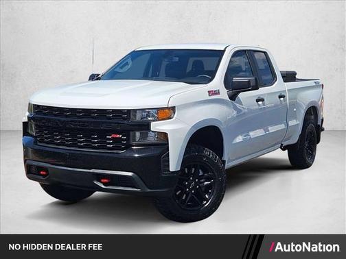Summit White 2019 Chevrolet Silverado 1500 Custom Trail Boss