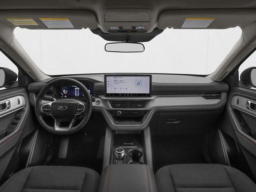 Space White Metallic 2026 Ford Explorer Active