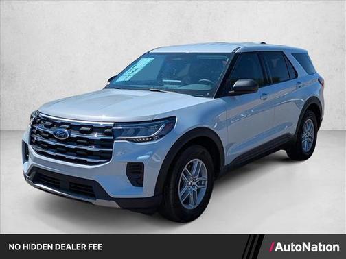 Space White Metallic 2026 Ford Explorer Active