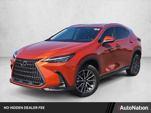 Cadmium Orange 2022 Lexus NX 350 NX 350