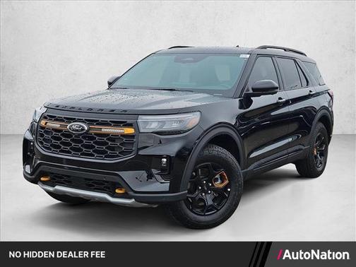 Agate Black Metallic 2026 Ford Explorer Tremor