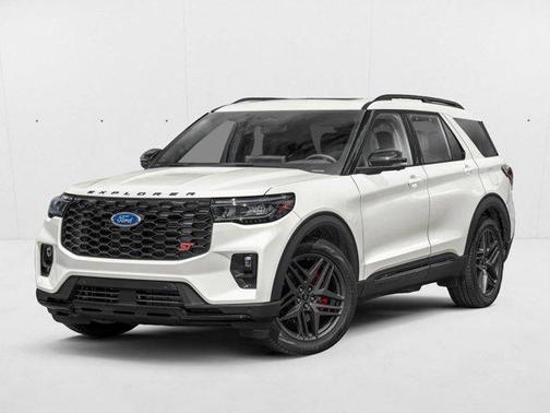 Star White Metallic Tri-Coat 2026 Ford Explorer ST
