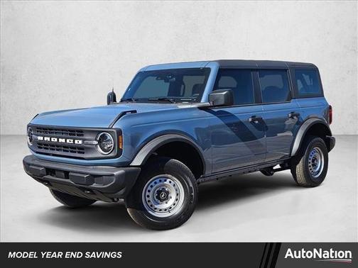 Azure Gray Metallic Tri-Coat 2025 Ford Bronco Base 4 Door 4x4