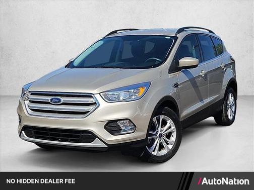 White Gold Metallic 2018 Ford Escape SE