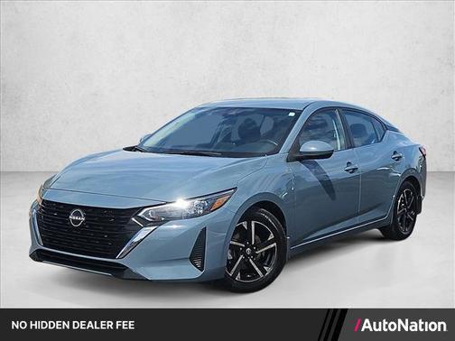 Atlantic Gray Metallic 2025 Nissan Sentra SV