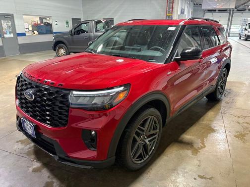 Red Metallic 2026 Ford Explorer ST-Line