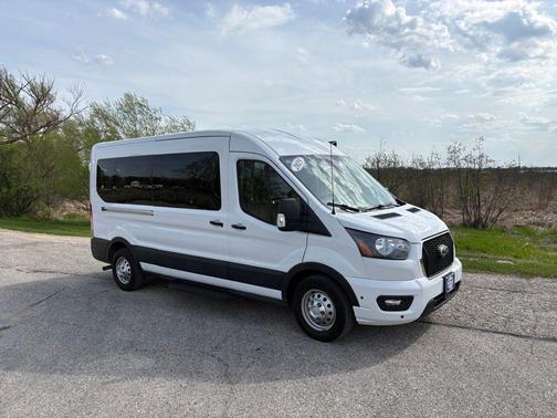 Oxford White 2025 Ford Transit-350 XLT