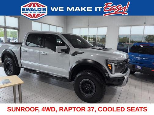 Space White Metallic 2025 Ford F-150 Raptor