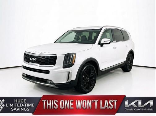 Glacial White Pearl 2022 Kia Telluride SX