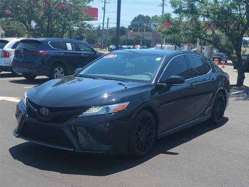 Midnight Black Metallic 2020 Toyota Camry XSE