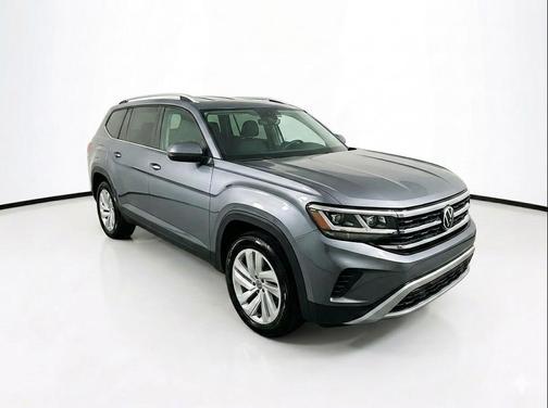 Platinum Gray Metallic 2021 Volkswagen Atlas 3.6L SEL