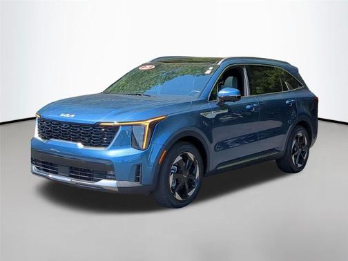 Mineral Blue 2025 Kia Sorento Hybrid SX Prestige