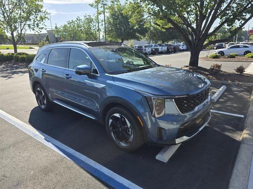 Mineral Blue 2025 Kia Sorento Hybrid SX Prestige