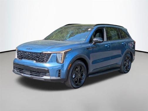 Mineral Blue 2026 Kia Sorento Hybrid SX Prestige