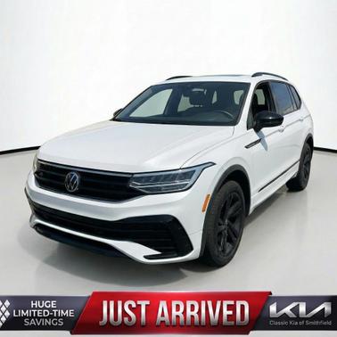 Opal White Pearl 2024 Volkswagen Tiguan 2.0T SE R-Line Black 4MOTION