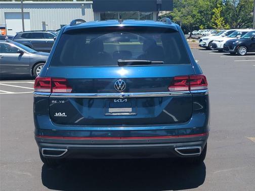 Tourmaline Blue Metallic 2021 Volkswagen Atlas 3.6L SE w/Technology