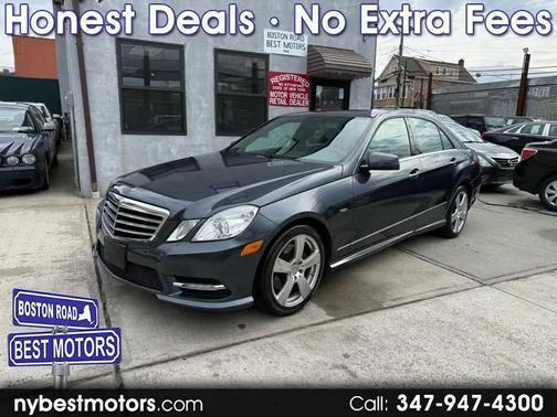 Gray 2012 Mercedes-Benz E-Class E350 Sport 4MATIC Sedan