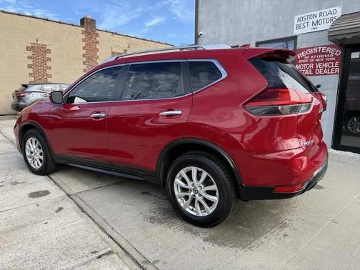 Red 2017 Nissan Rogue SV