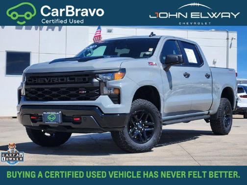 Slate Gray Metallic 2024 Chevrolet Silverado 1500 Custom Trail Boss