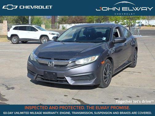 Modern Steel Metallic 2016 Honda Civic LX
