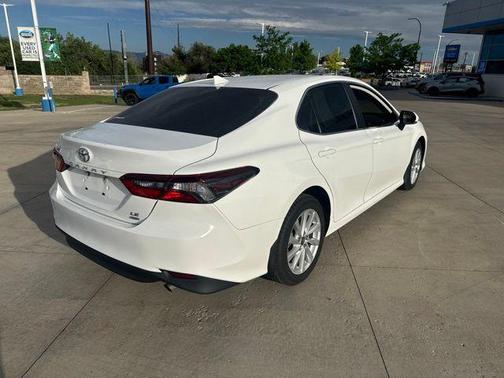 Super White 2021 Toyota Camry LE