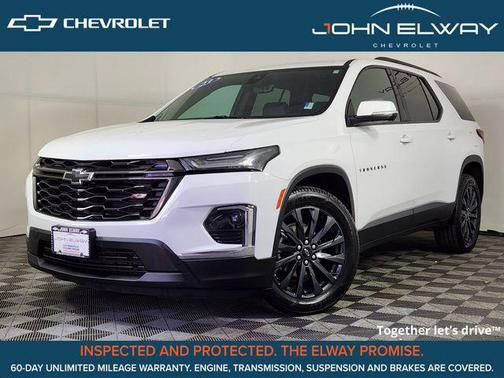 Summit White 2023 Chevrolet Traverse RS