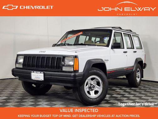 White 1995 Jeep Cherokee Sport