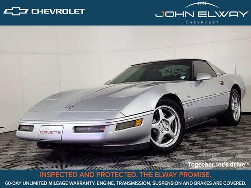 Silver 1996 Chevrolet Corvette Base
