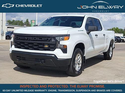 Summit White 2023 Chevrolet Silverado 1500 WT