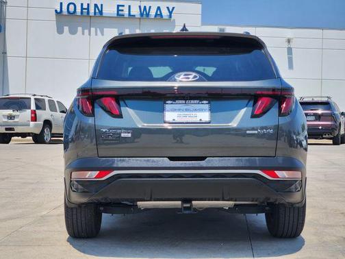 Amazon Gray 2024 Hyundai TUCSON Hybrid Blue