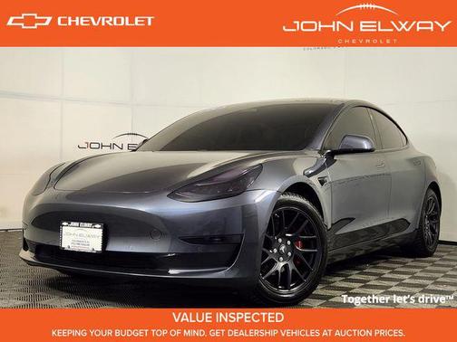 Midnight Silver Metallic 2019 Tesla Model 3 Performance