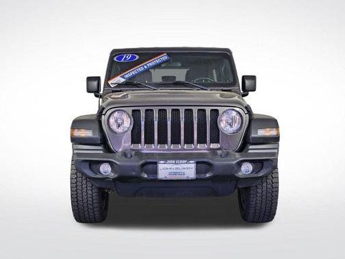 Granite Crystal Metallic Clearcoat 2019 Jeep Wrangler Unlimited Sport