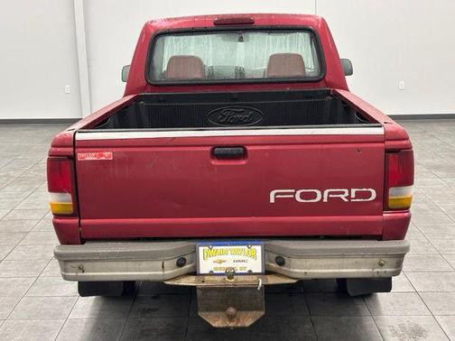 Red 1993 Ford Ranger